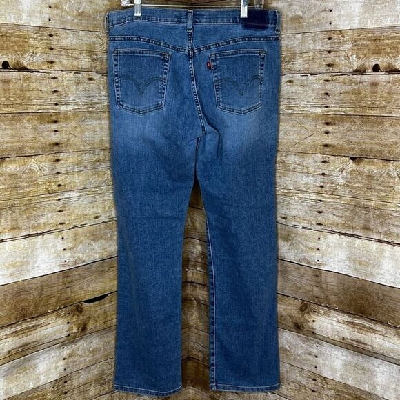 LEVI'S 505  NOUVEAU STRAIGHT STRETCH BROKEN IN SOFT PREMIUM CASUAL DENIM JEANS - Picture 2 of 12